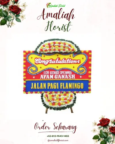 Bunga Papan Congratulation di Sadang Serang